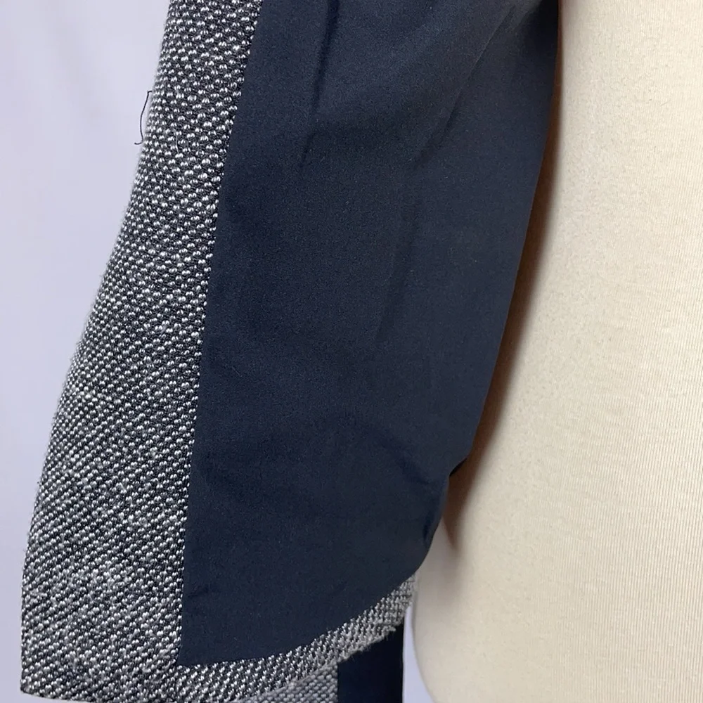 Halogen Gorgeous Tweed Blazer w/Black Trim & Zipper Pockets - Size Small - Picture 10 of 13